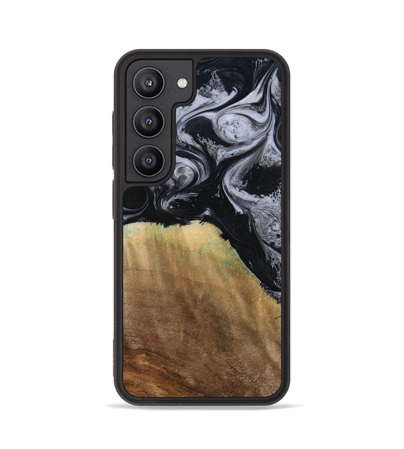 Galaxy S23 Wood Phone Case - Merritt (Black & White, 777996)