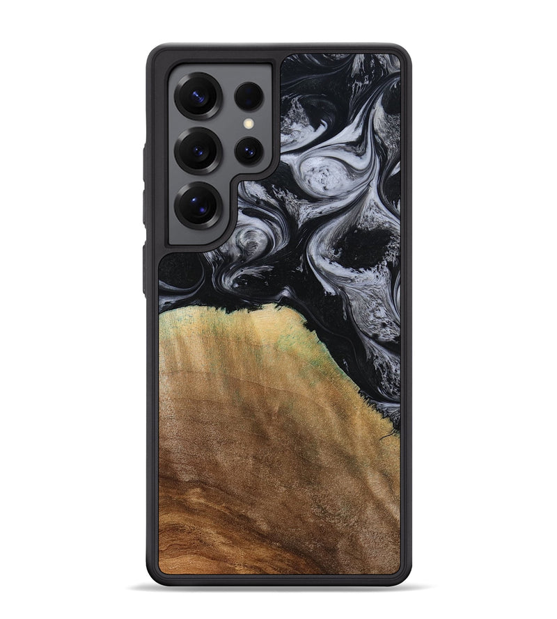 Galaxy S25 Ultra Wood Phone Case - Merritt (Black & White, 777996)