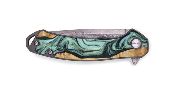 EDC Wood Pocket Knife - Arsenio (Green, 778017)