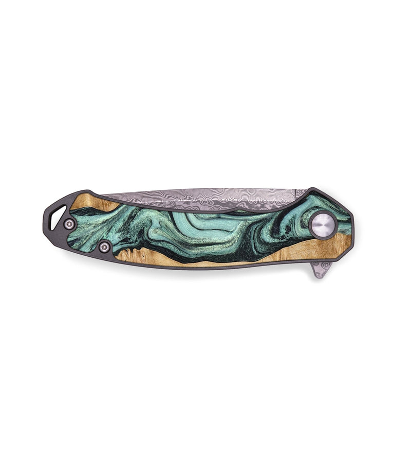 EDC Wood Pocket Knife - Arsenio (Green, 778017)