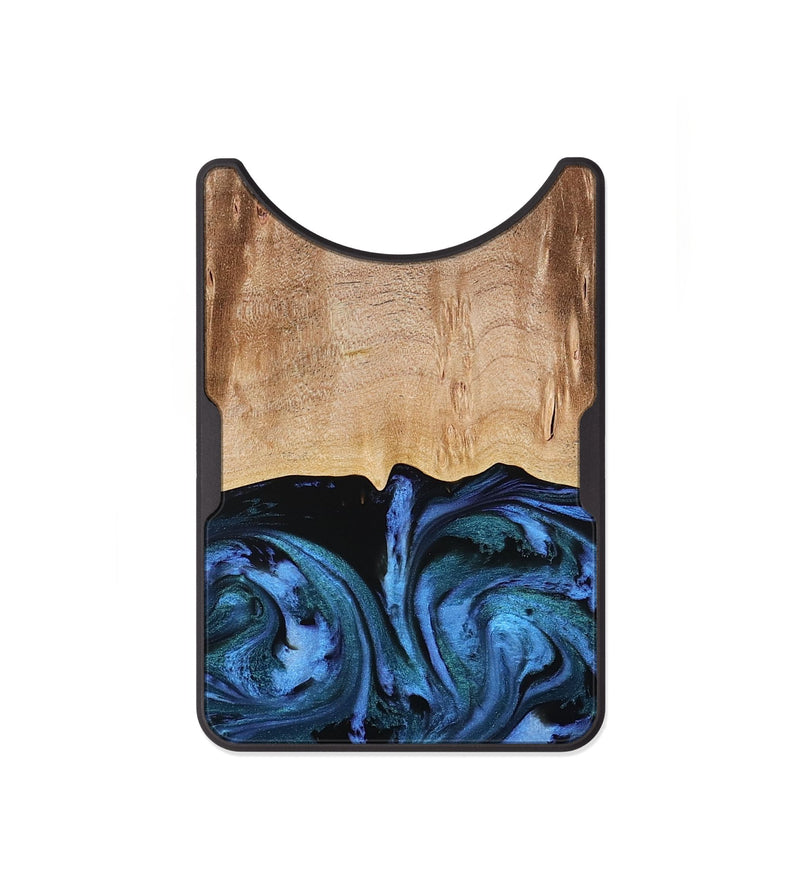 Alloy Wood Wallet - Stacia (Blue, 778027)