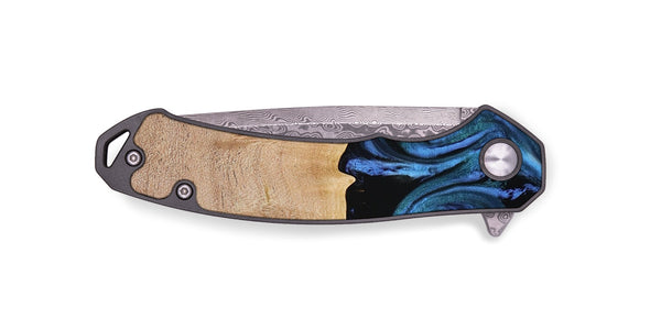 EDC Wood Pocket Knife - Stacia (Blue, 778027)