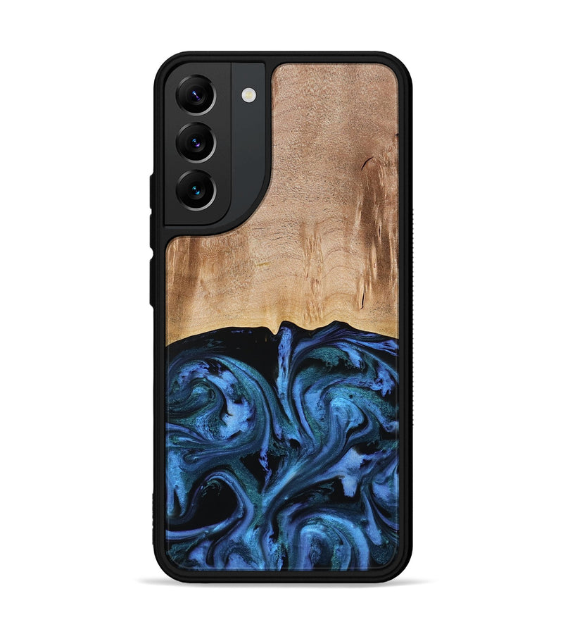 Galaxy S22 Plus Wood Phone Case - Stacia (Blue, 778027)