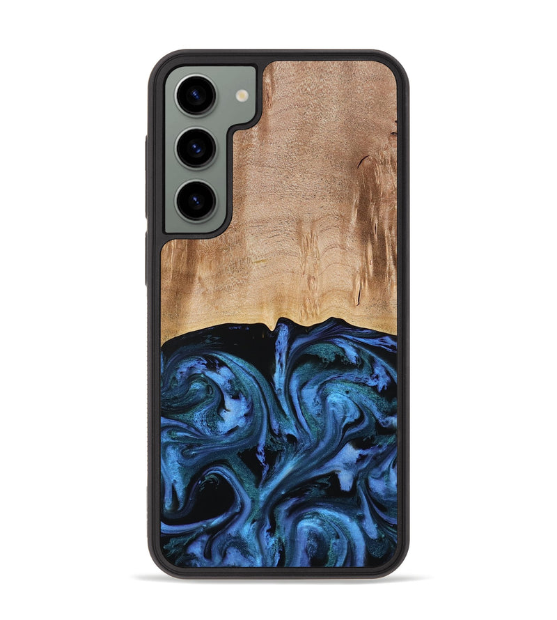 Galaxy S23 Plus Wood Phone Case - Stacia (Blue, 778027)
