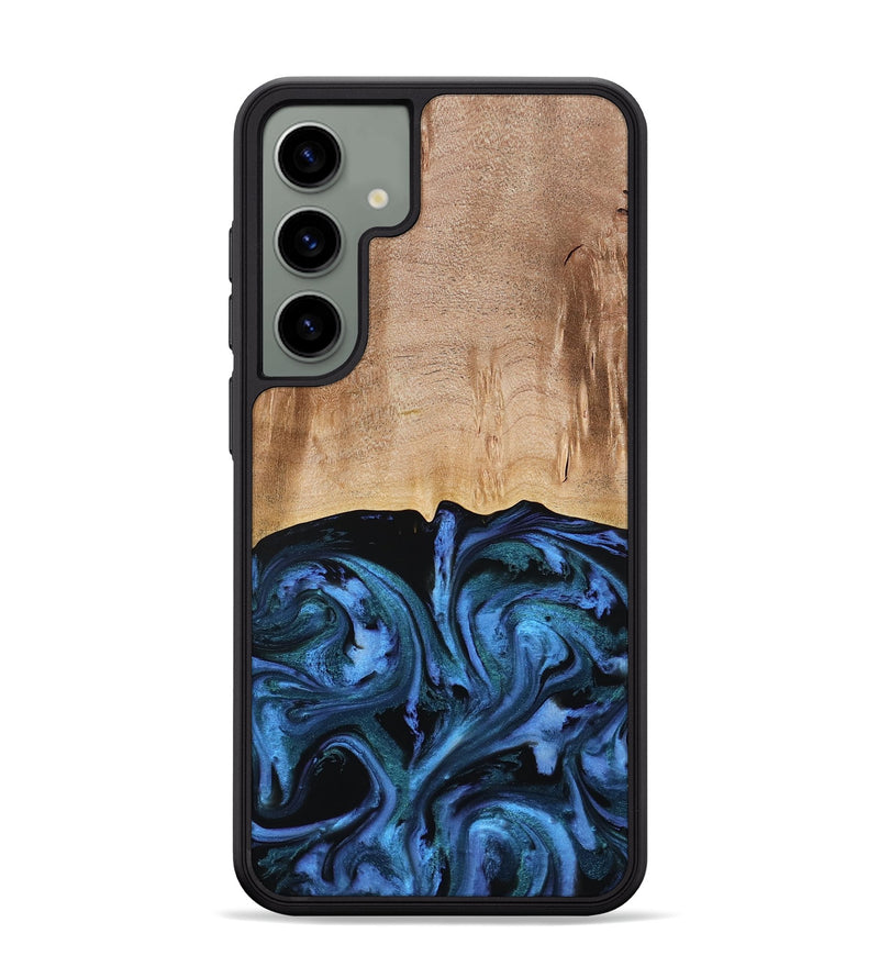 Galaxy S24 Plus Wood Phone Case - Stacia (Blue, 778027)