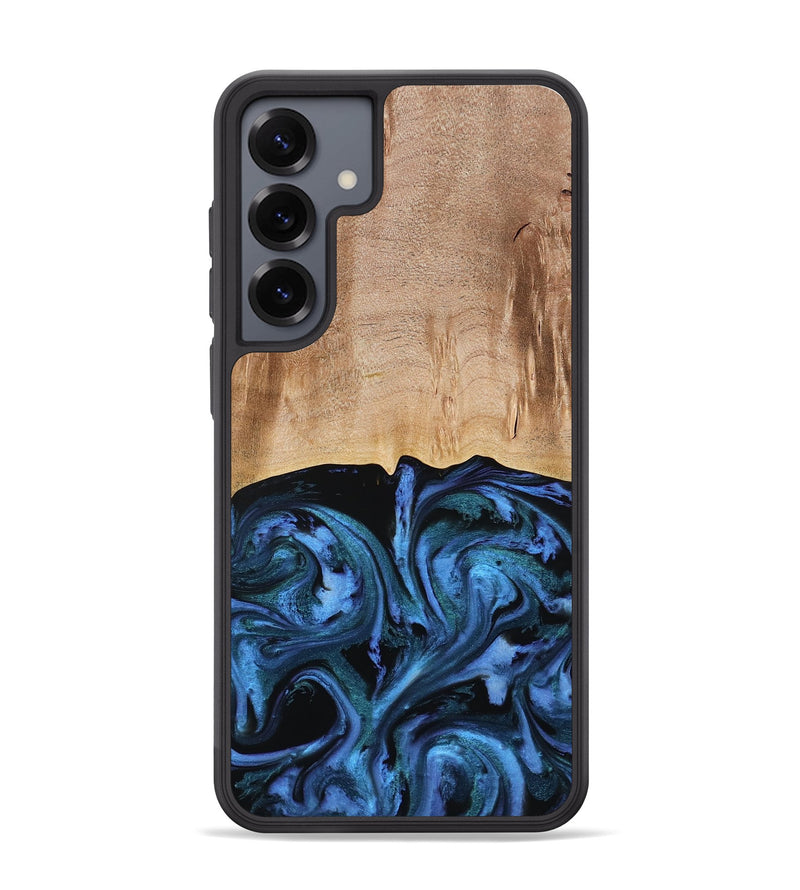 Galaxy S25 Plus Wood Phone Case - Stacia (Blue, 778027)