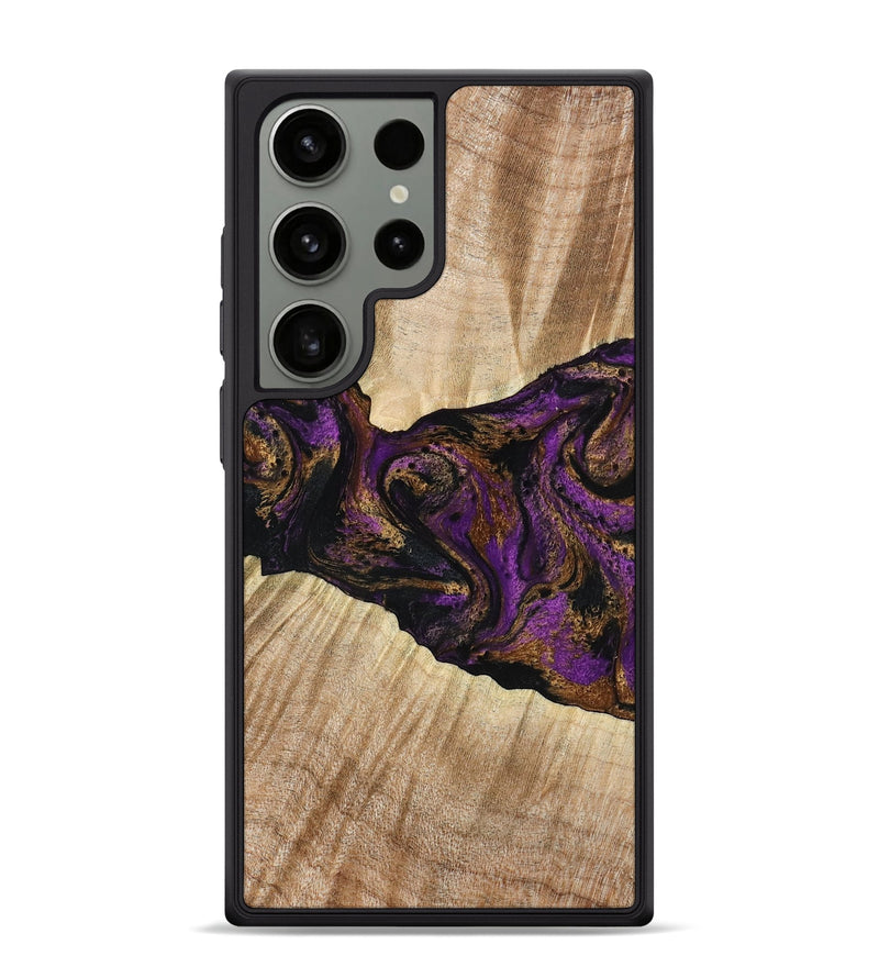 Galaxy S24 Ultra Wood Phone Case - Dorla (Purple, 778269)