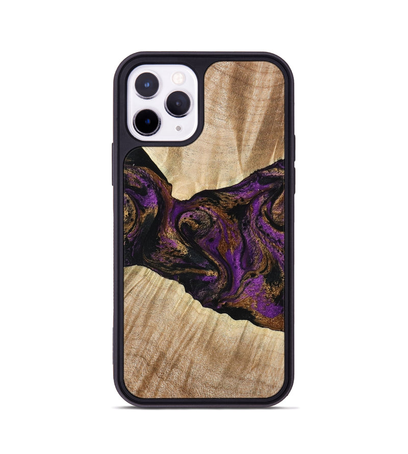 iPhone 11 Pro Wood Phone Case - Dorla (Purple, 778269)