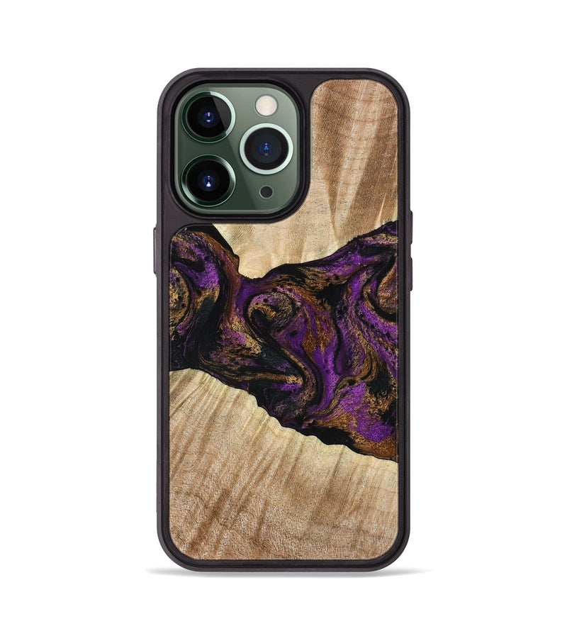 iPhone 13 Pro Wood Phone Case - Dorla (Purple, 778269)