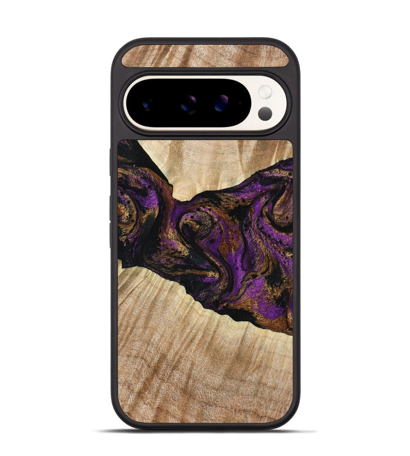 Pixel 9 Pro Wood Phone Case - Dorla (Purple, 778269)