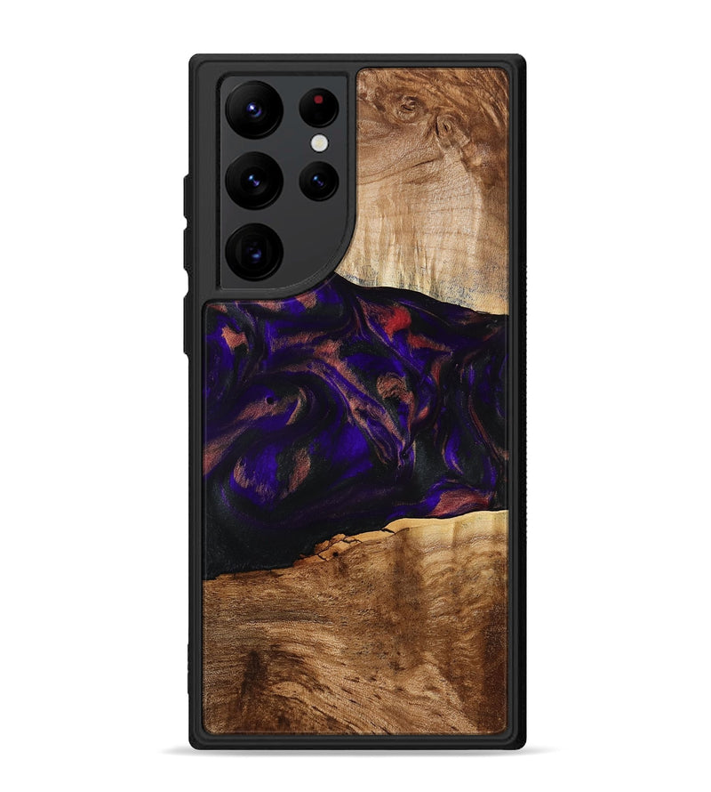 Galaxy S22 Ultra Wood Phone Case - Alf (Purple, 778272)