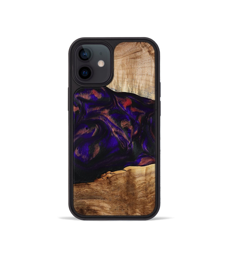iPhone 12 mini Wood Phone Case - Alf (Purple, 778272)