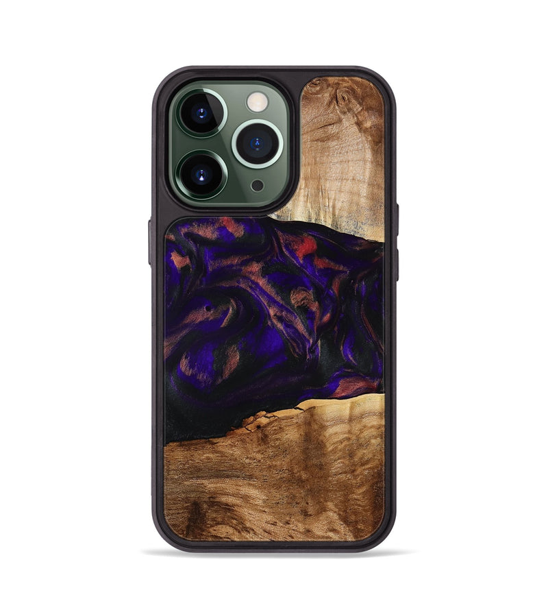 iPhone 13 Pro Wood Phone Case - Alf (Purple, 778272)