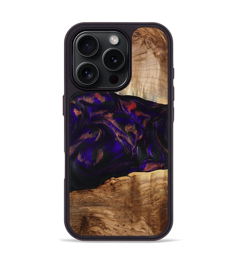 iPhone 16 Pro Wood Phone Case - Alf (Purple, 778272)