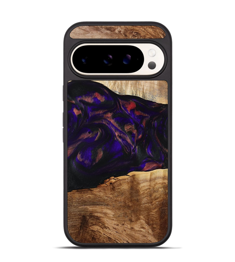 Pixel 9 Pro Wood Phone Case - Alf (Purple, 778272)