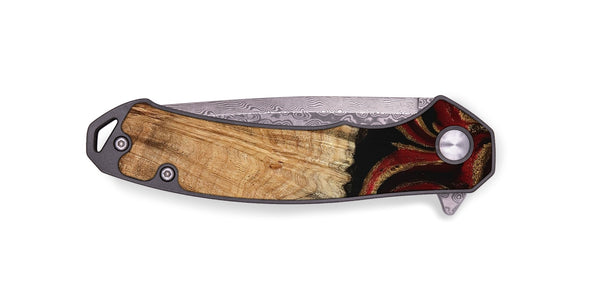 EDC Wood Pocket Knife - Lloyd (Red, 778285)