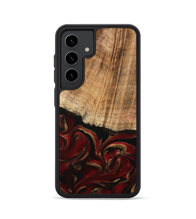 Galaxy S24 Wood Phone Case - Lloyd (Red, 778285)