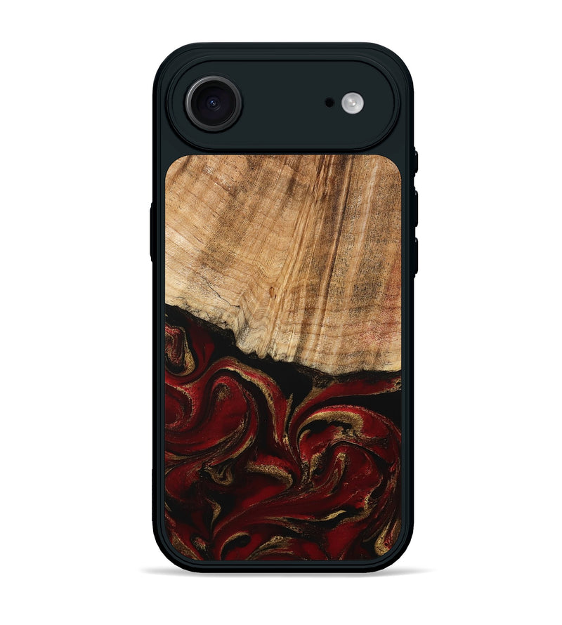 iPhone 17 Air Wood Phone Case - Lloyd (Red, 778285)