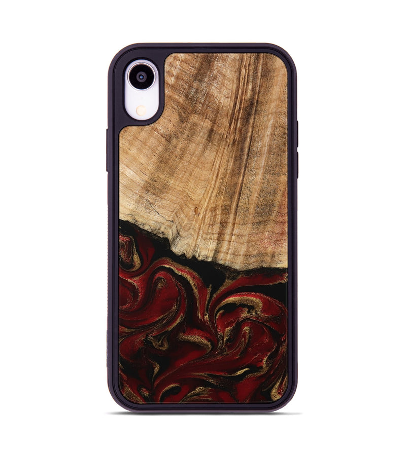 iPhone Xr Wood Phone Case - Lloyd (Red, 778285)