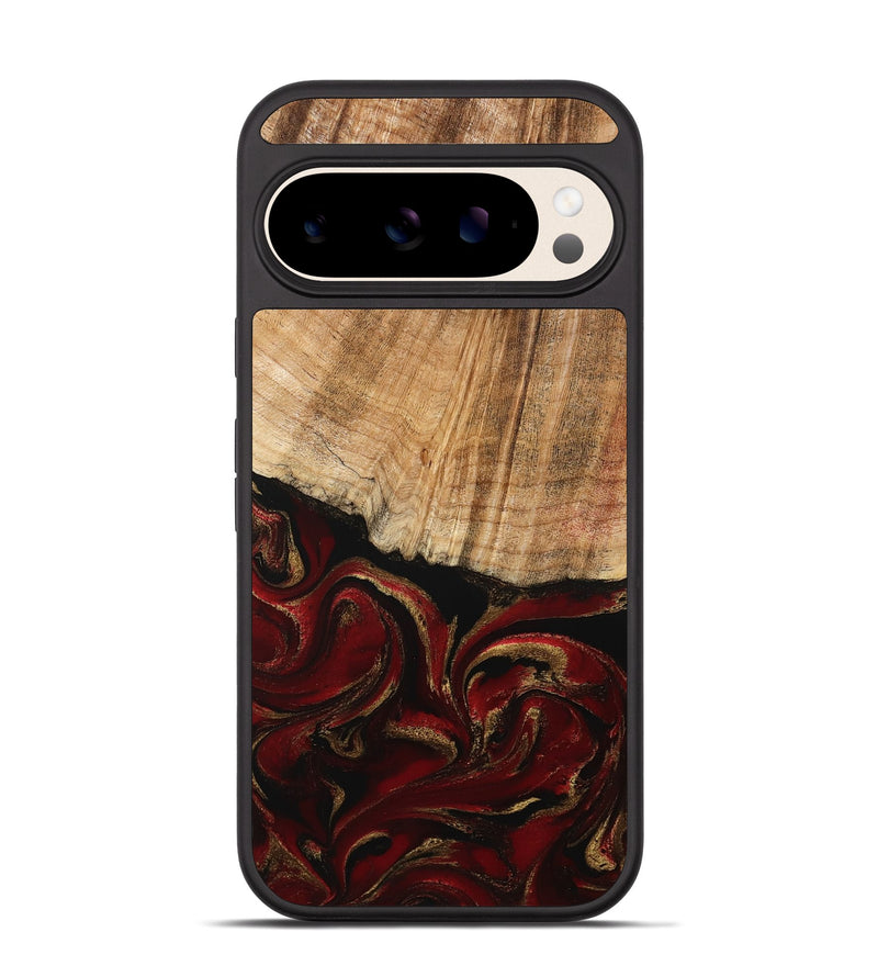 Pixel 10 Wood Phone Case - Lloyd (Red, 778285)