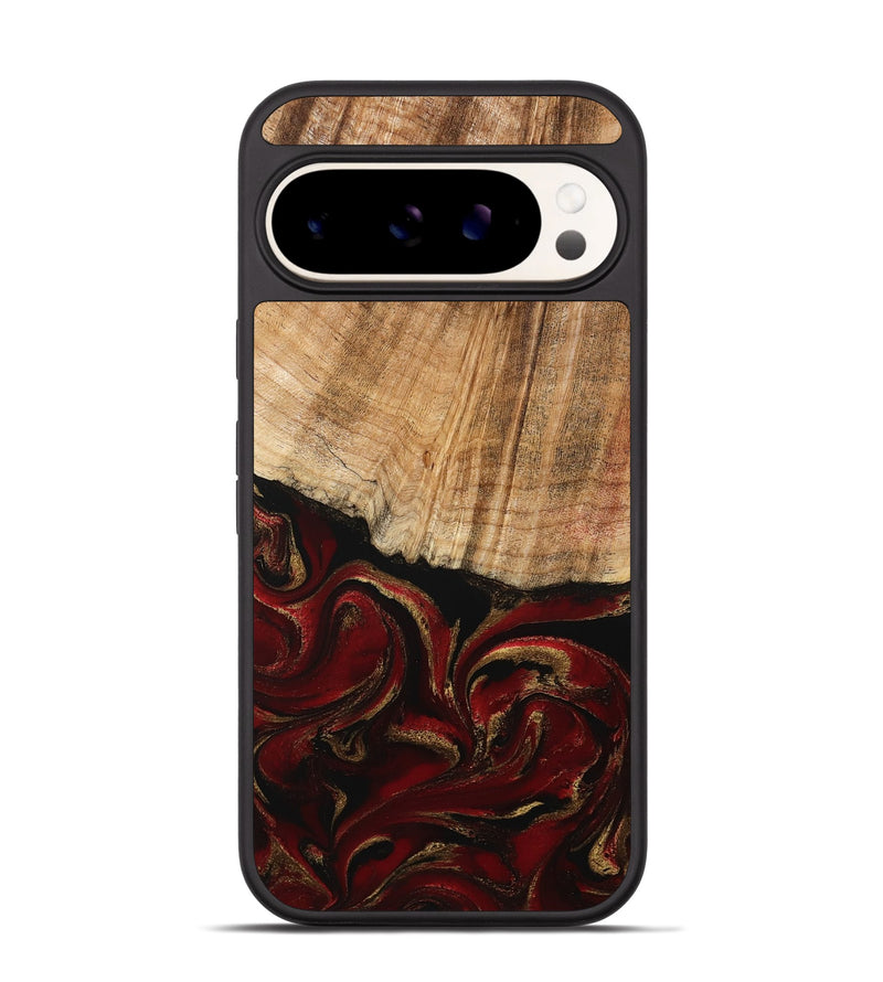 Pixel 9 Pro Wood Phone Case - Lloyd (Red, 778285)