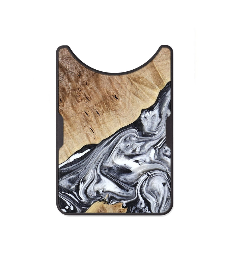 Alloy Wood Wallet - Gary (Black & White, 778323)