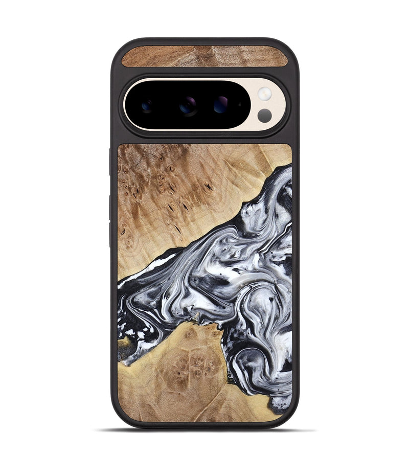 Pixel 10 Wood Phone Case - Gary (Black & White, 778323)