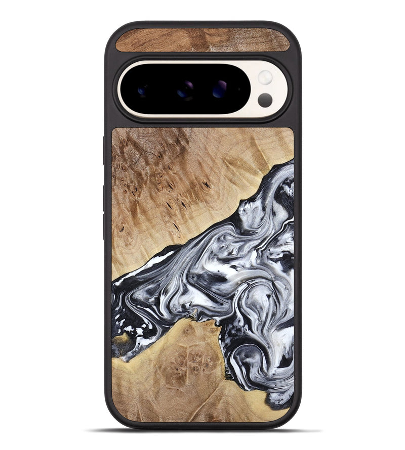 Pixel 9 Pro XL Wood Phone Case - Gary (Black & White, 778323)