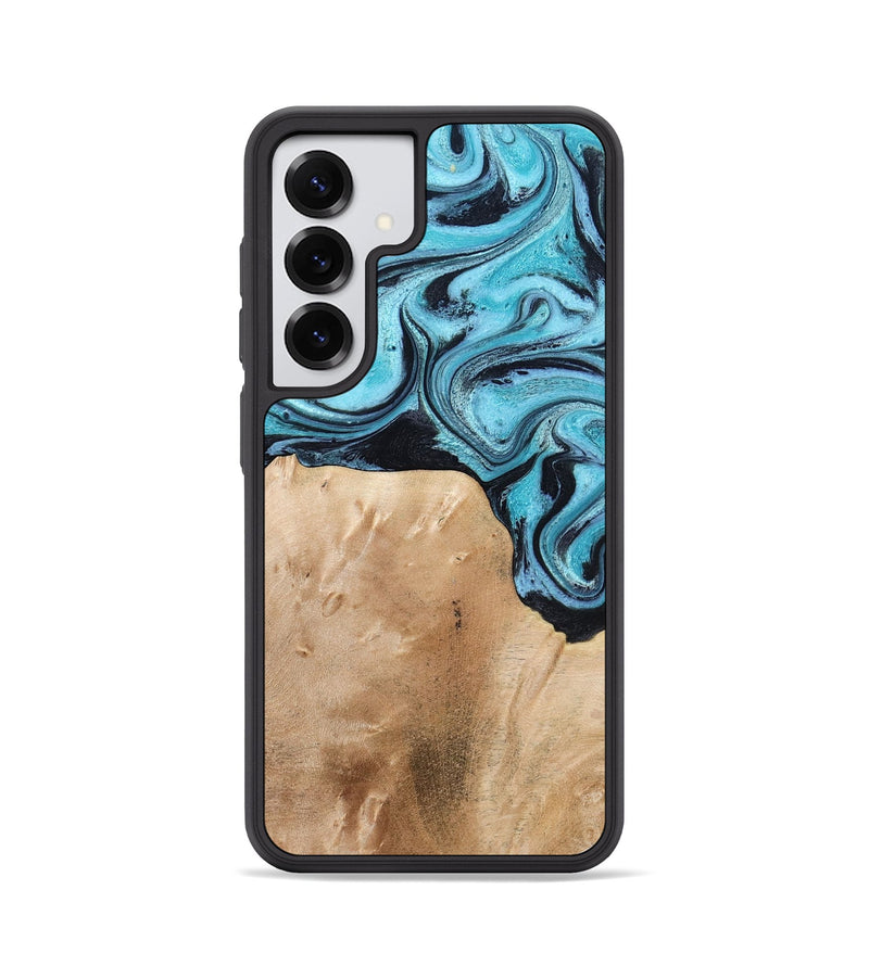 Galaxy S25 Wood Phone Case - Wells (Blue, 778376)
