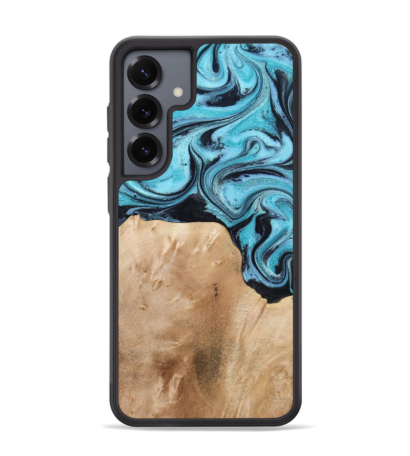 Galaxy S25 Plus Wood Phone Case - Wells (Blue, 778376)