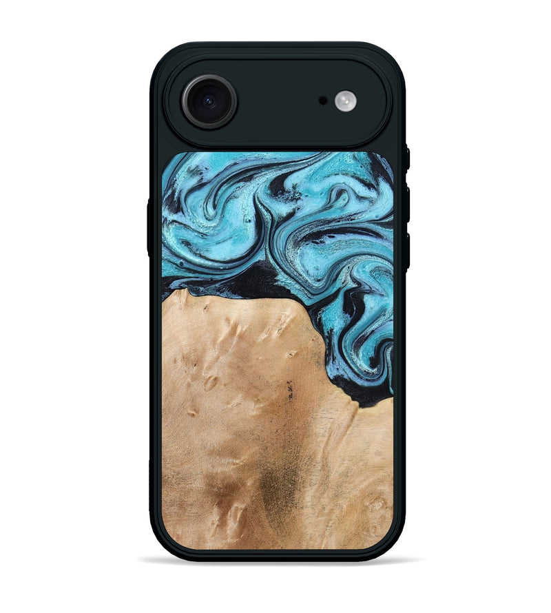 iPhone 17 Air Wood Phone Case - Wells (Blue, 778376)