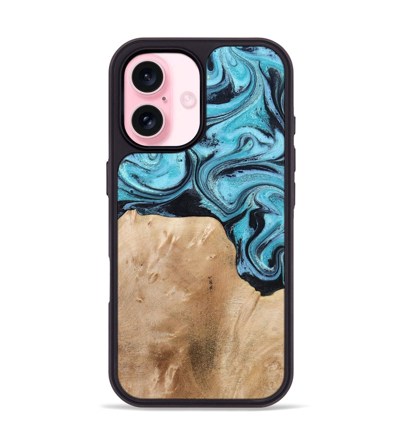 iPhone 17 Wood Phone Case - Wells (Blue, 778376)