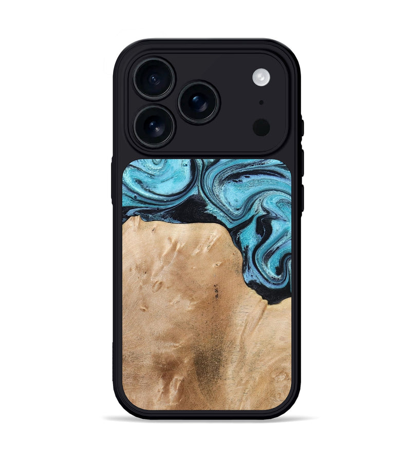 iPhone 17 Pro Wood Phone Case - Wells (Blue, 778376)