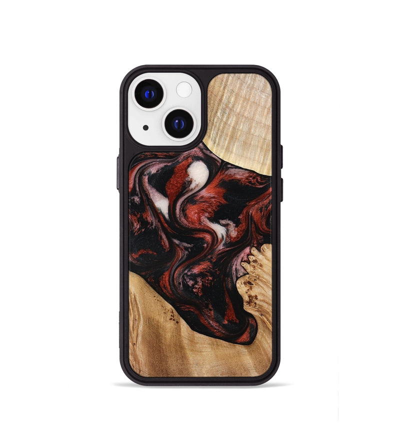 iPhone 13 mini Wood Phone Case - Talia (Red, 778554)