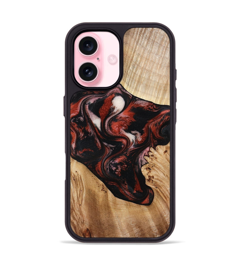iPhone 17 Wood Phone Case - Talia (Red, 778554)