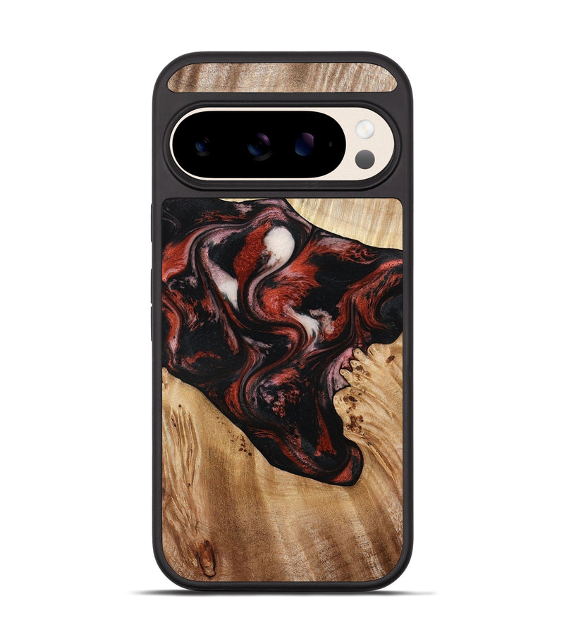 Pixel 10 Wood Phone Case - Talia (Red, 778554)