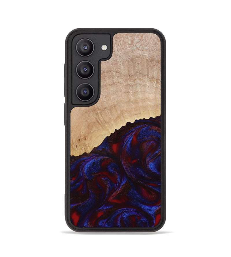 Galaxy S23 Wood Phone Case - Alfredo (Red, 778555)
