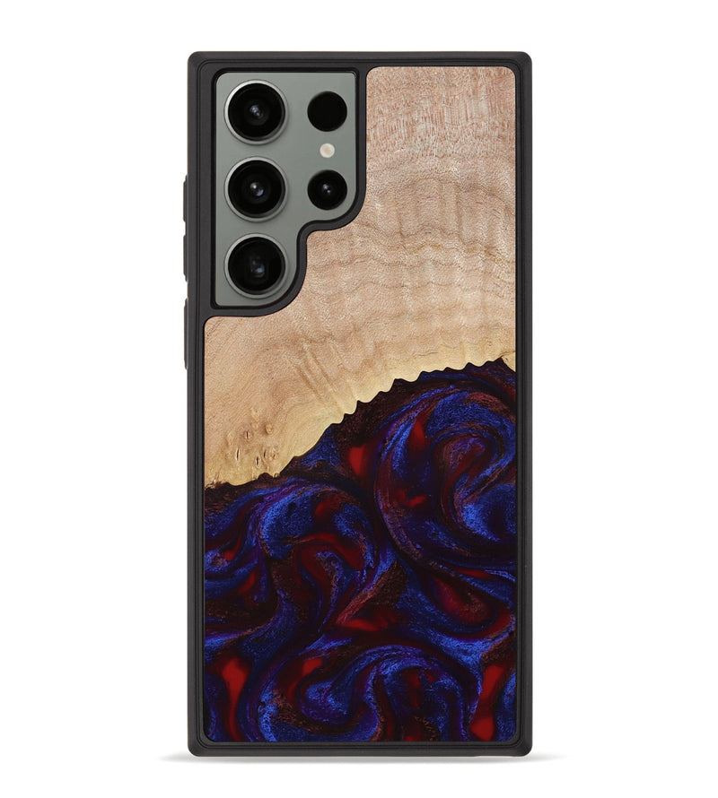 Galaxy S23 Ultra Wood Phone Case - Alfredo (Red, 778555)