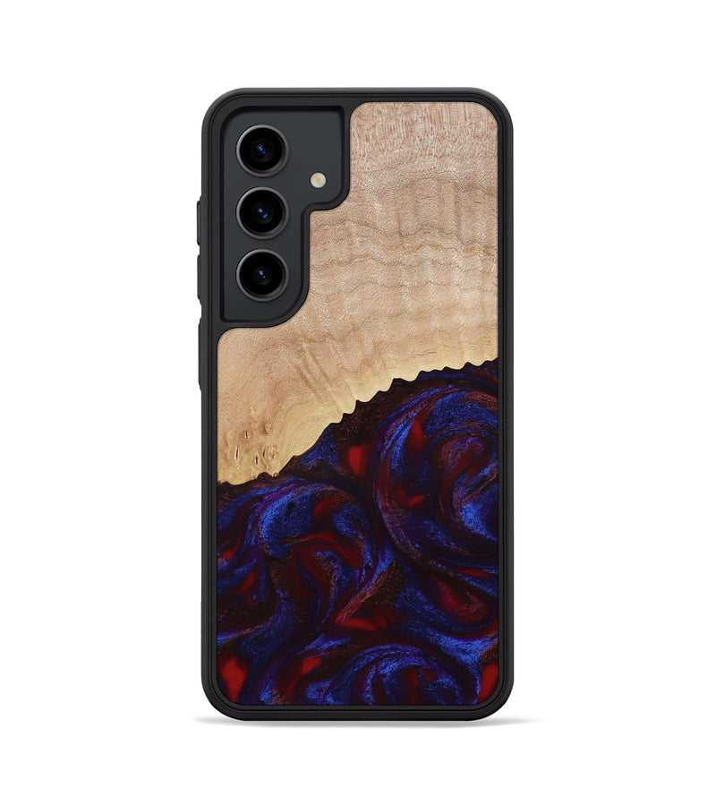 Galaxy S24 Wood Phone Case - Alfredo (Red, 778555)