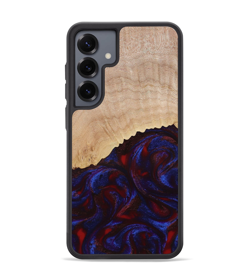Galaxy S25 Plus Wood Phone Case - Alfredo (Red, 778555)