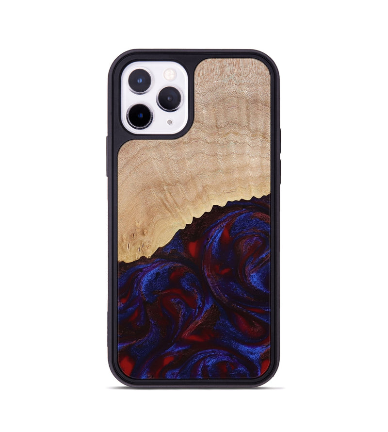iPhone 11 Pro Wood Phone Case - Alfredo (Red, 778555)
