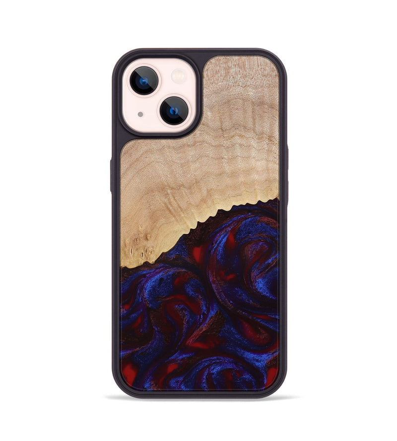 iPhone 14 Wood Phone Case - Alfredo (Red, 778555)
