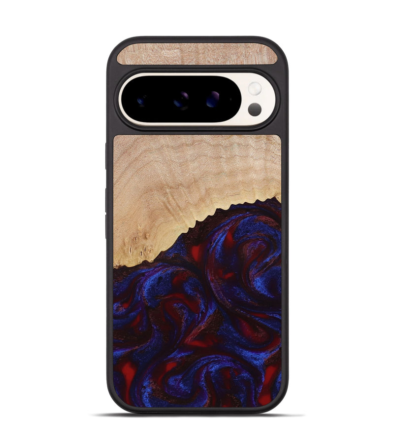 Pixel 9 Pro Wood Phone Case - Alfredo (Red, 778555)