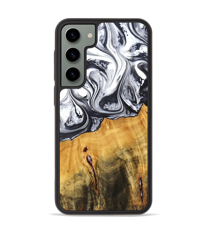 Galaxy S23 Plus Wood Phone Case - Dirk (Black & White, 778559)