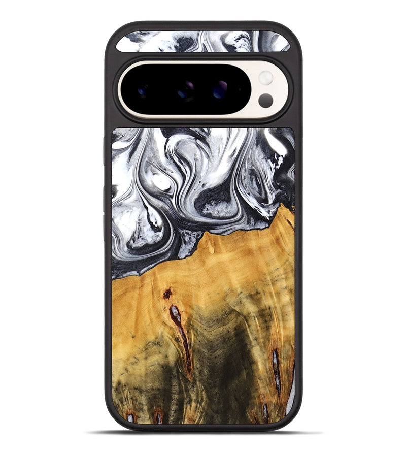 Pixel 10 Pro XL Wood Phone Case - Dirk (Black & White, 778559)