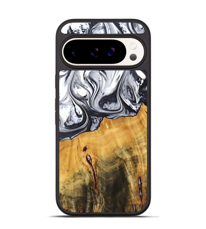 Pixel 9 Wood Phone Case - Dirk (Black & White, 778559)