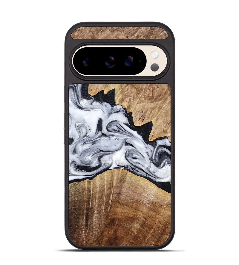 Pixel 10 Wood Phone Case - Thurman (Black & White, 778560)