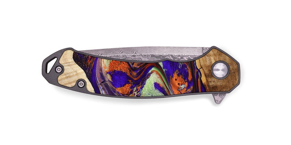 EDC Wood Pocket Knife - Jaliyah (Purple, 778806)