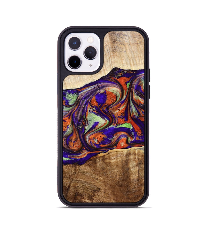 iPhone 11 Pro Wood Phone Case - Jaliyah (Purple, 778806)
