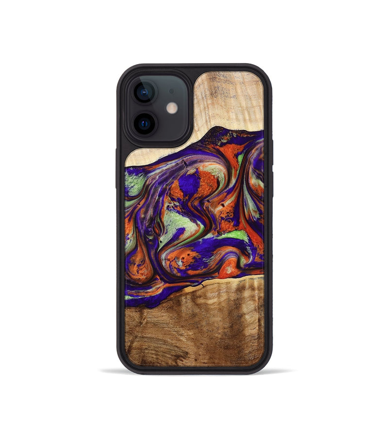 iPhone 12 mini Wood Phone Case - Jaliyah (Purple, 778806)